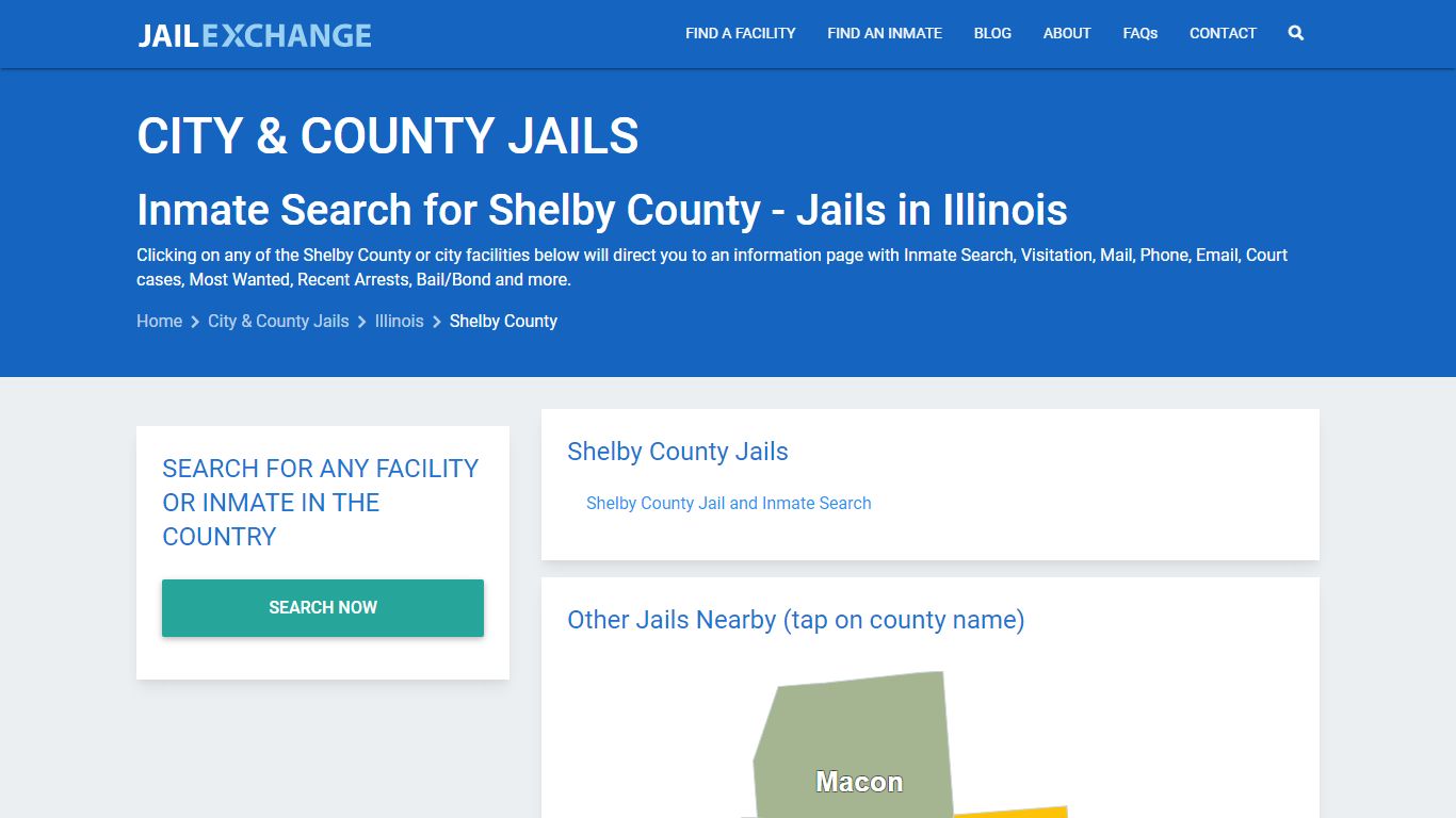 Inmate Search for Shelby County | Jails in Illinois - Jail Exchange